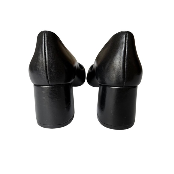 Stuart Weitzman Flareblock 60 Black Nappa Patent Pump Size 10 Includes Box - Picture 6 of 10